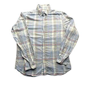 Vineyard Vines Classic Fit Plaid Island Murray Shirt Large Long Sleeve Button